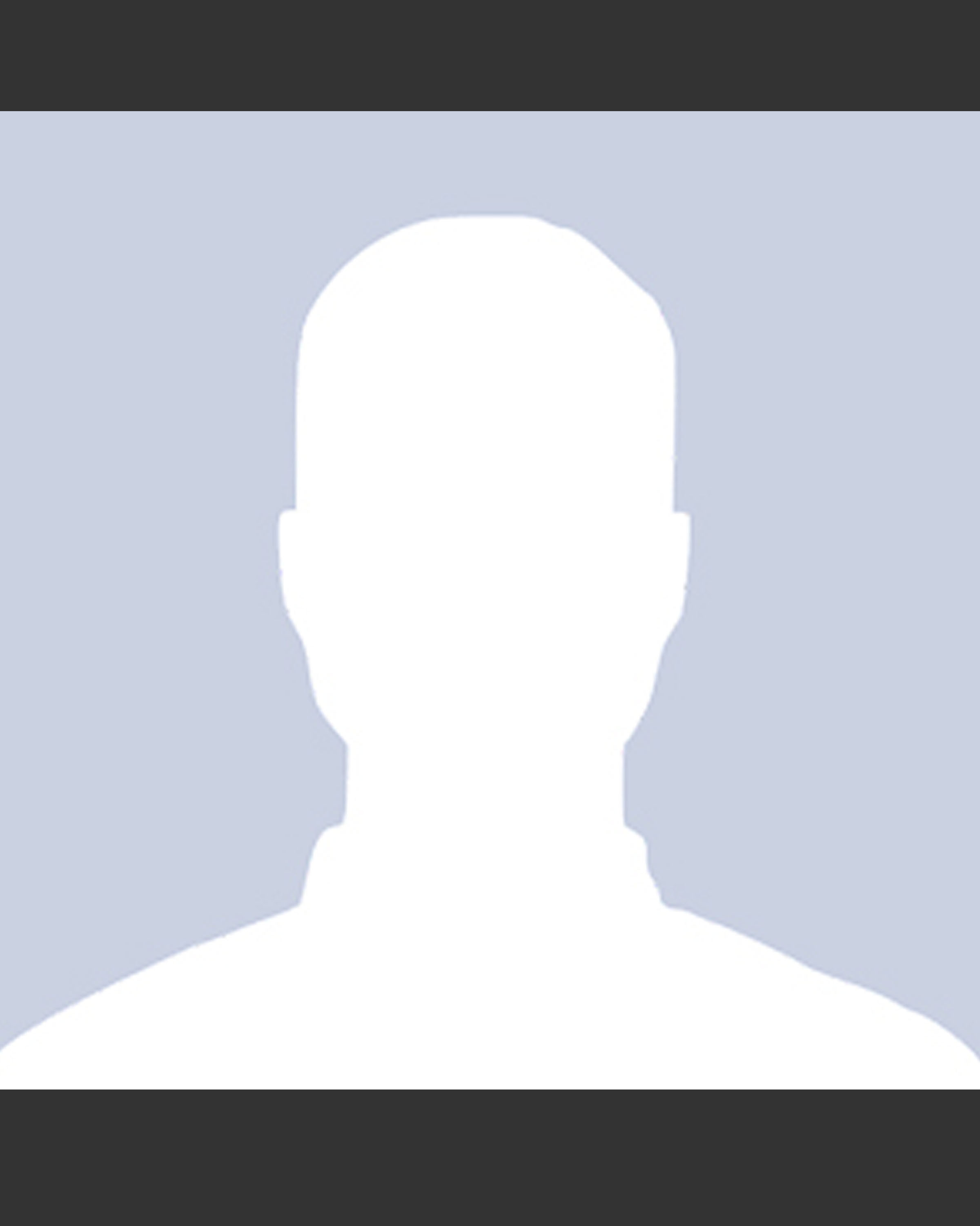 blank facebook profile male